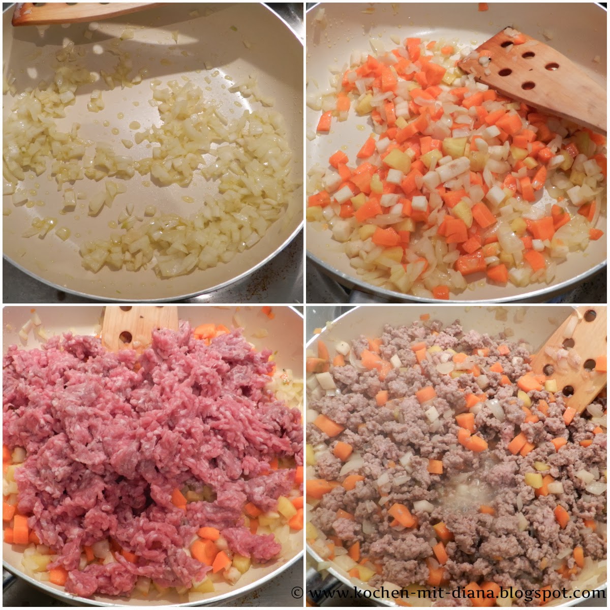 Zubereitung Bolognese-Soße