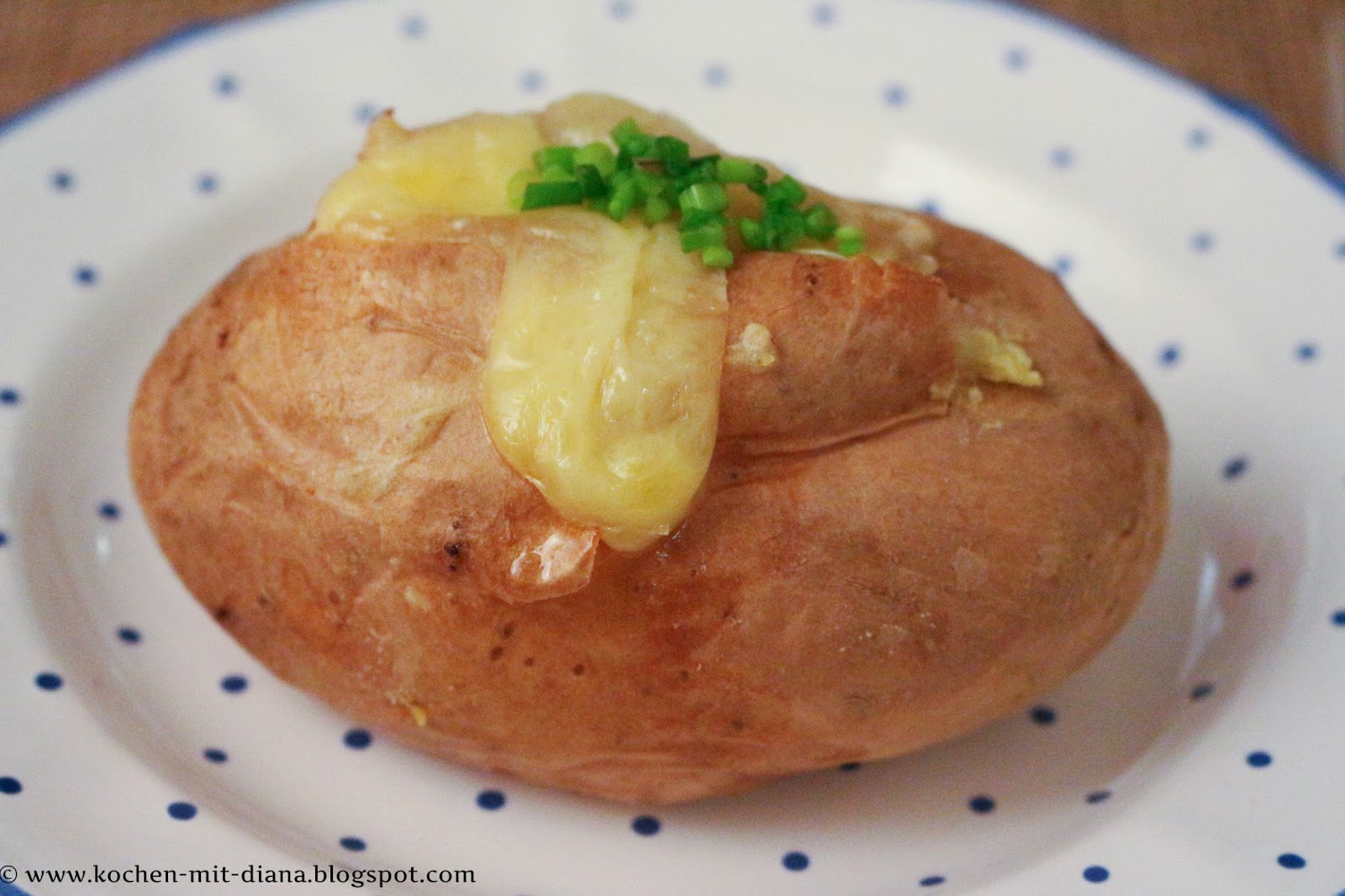 Bratkartoffeln in der Schale mit Feta Käse