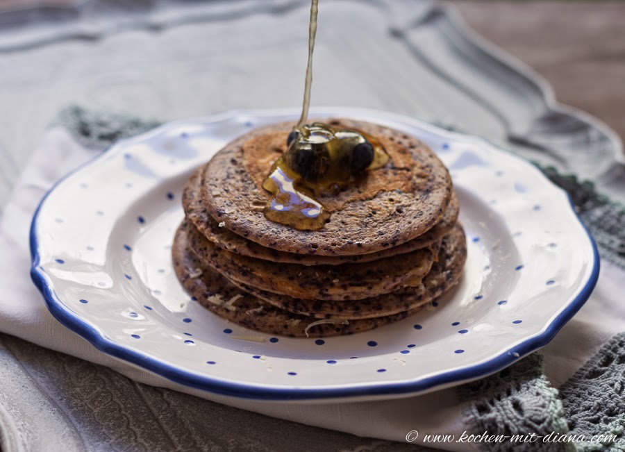 Ricotta-Blaubeeren-Pancakes