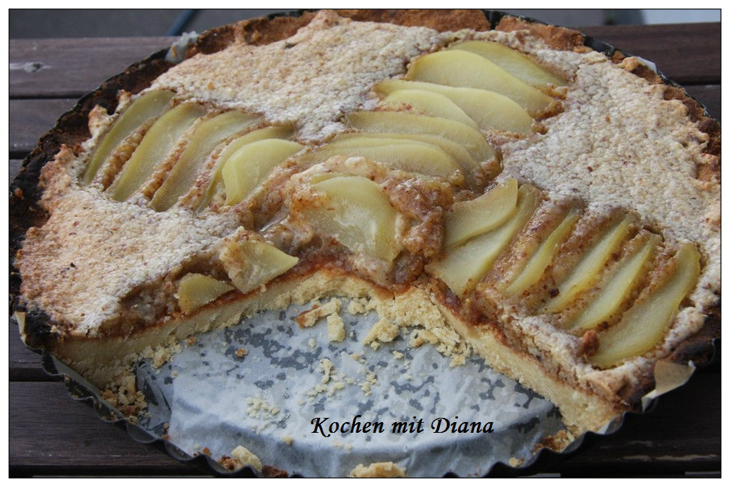 Mandeln-Birne-Tarte