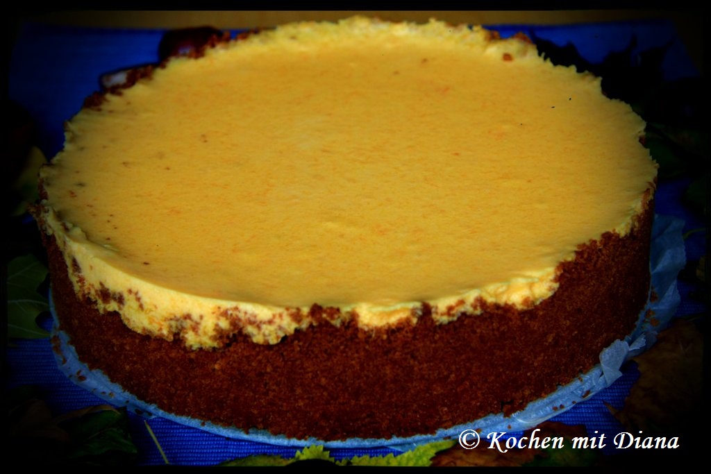 Kürbis-Orangen Cheesecake