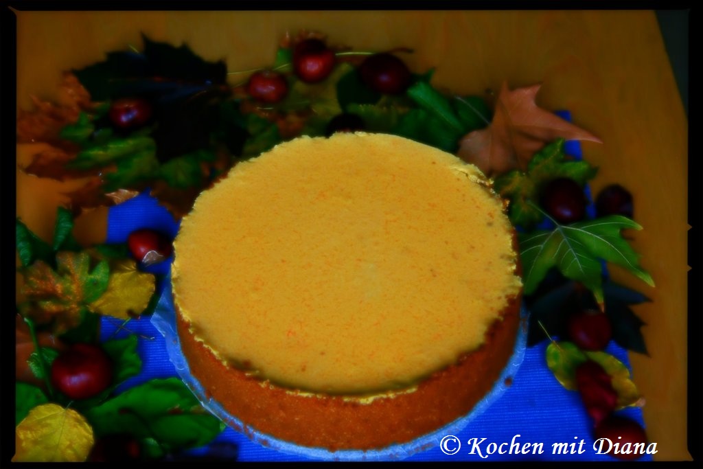 Kürbis-Orangen Cheesecake