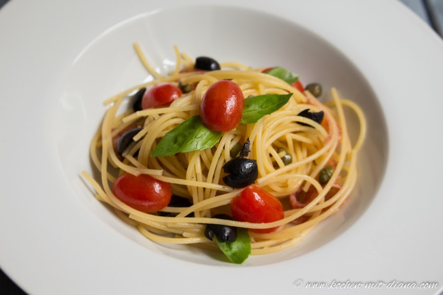 Pasta mit Kirschtomaten