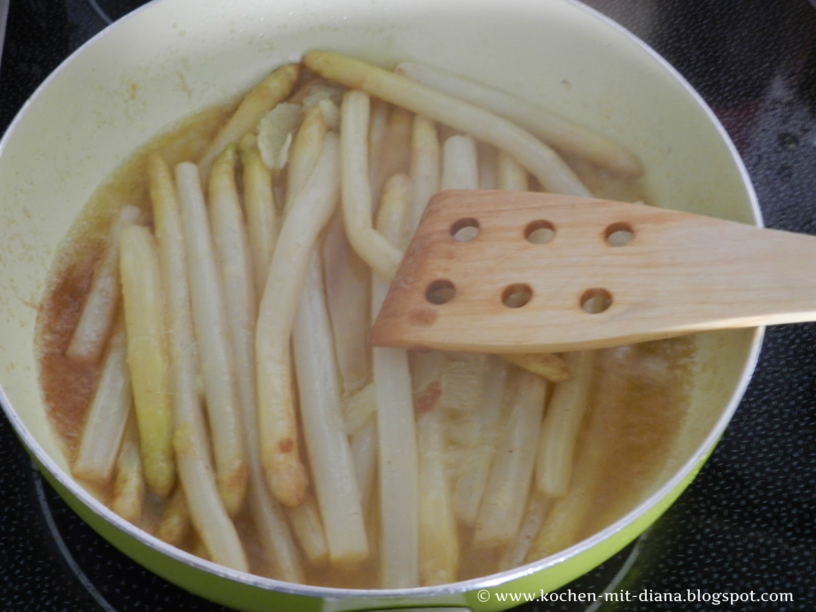 Spargel braten