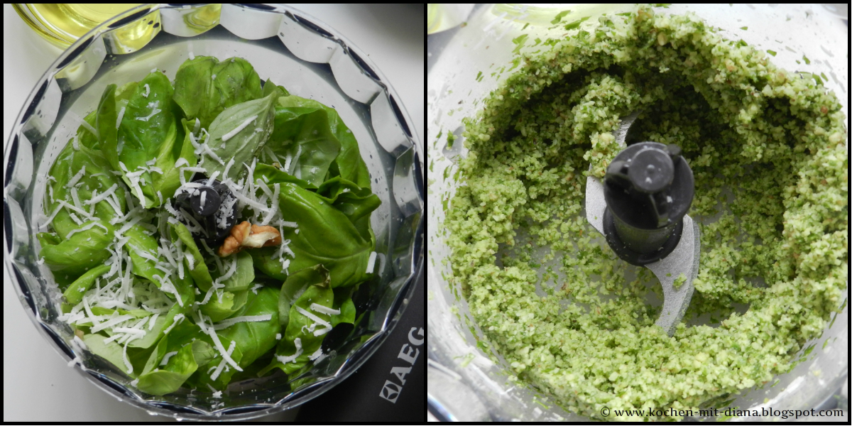 Pesto Zubereiten