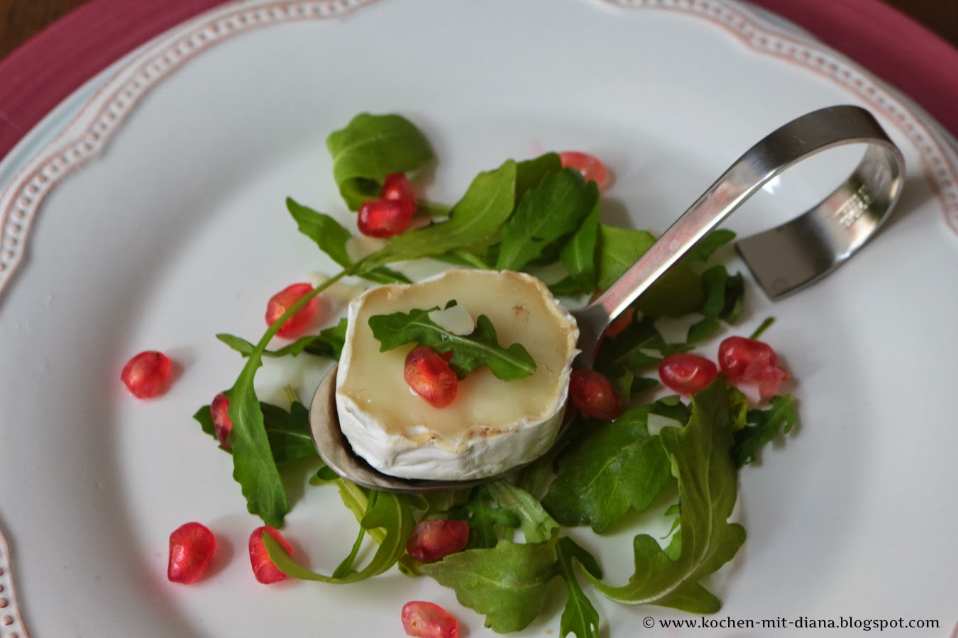 Ziegenkäse mit Granatapfel