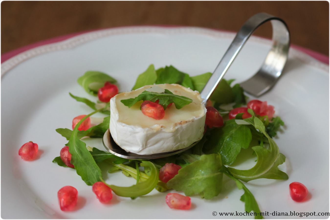 Ziegenkäse mit Granatapfel