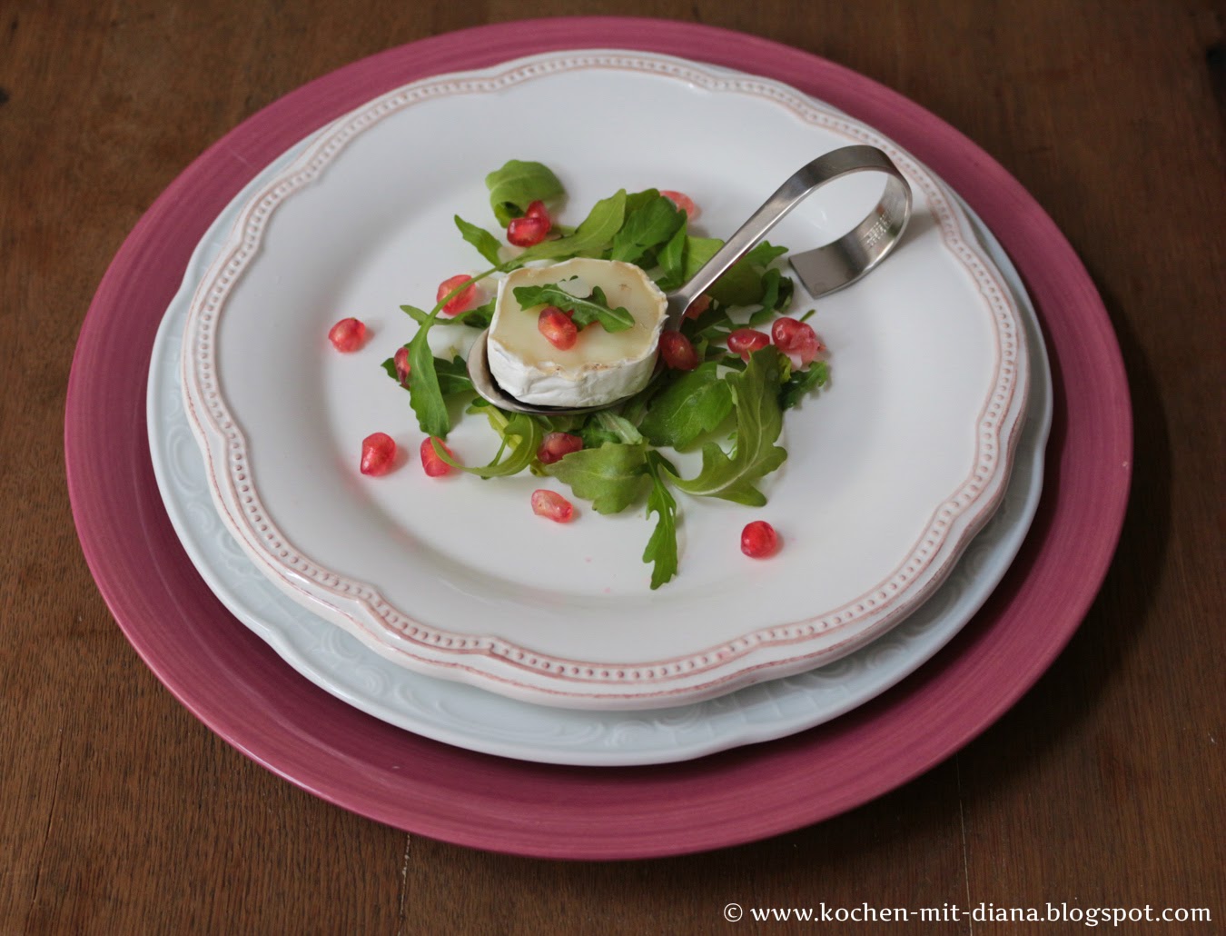 Ziegenkäse mit Granatapfel