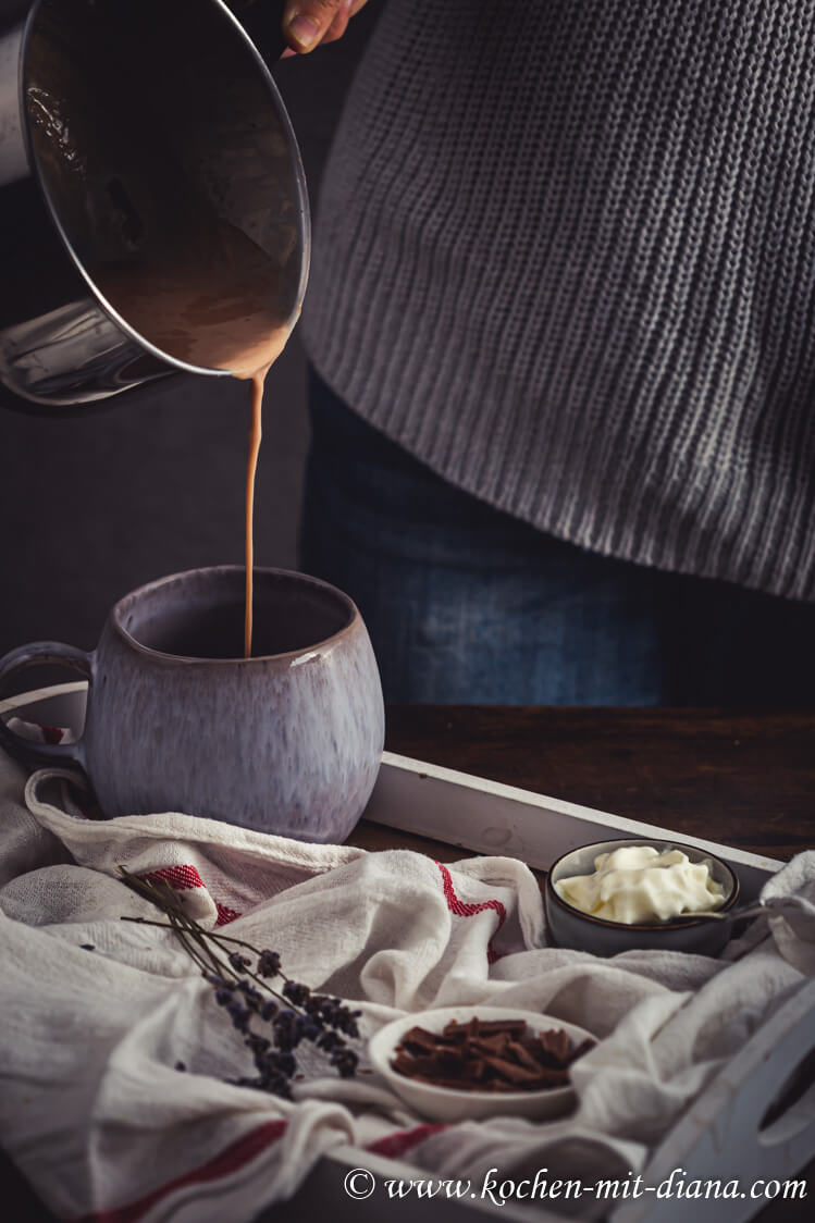 Cremige heiße Schokolade - Kochen mit Diana