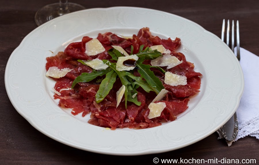 Carpaccio vom Rind - Kochen mit Diana