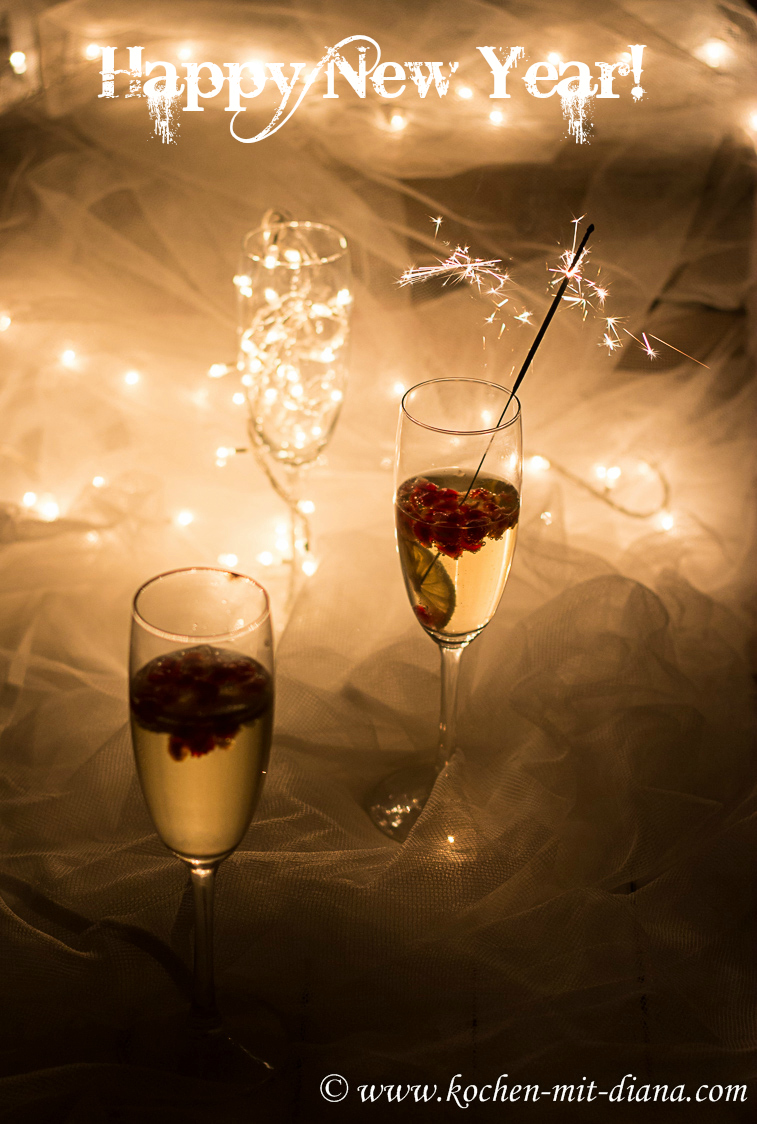 Granatapfel-Prosecco-Cocktail