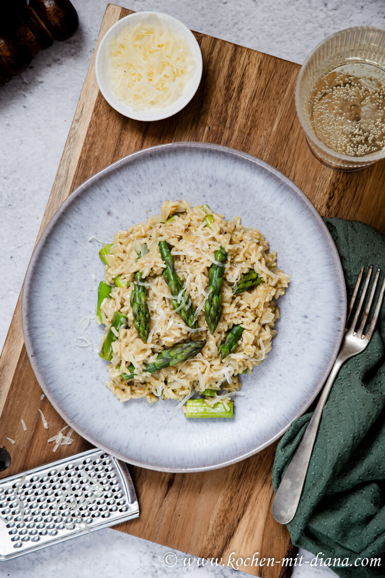 Spargel-Risotto - Kochen mit Diana