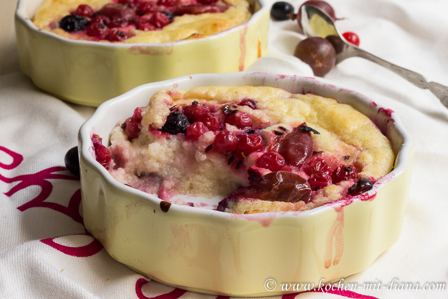 Beeren Grießauflauf - Kochen mit Diana