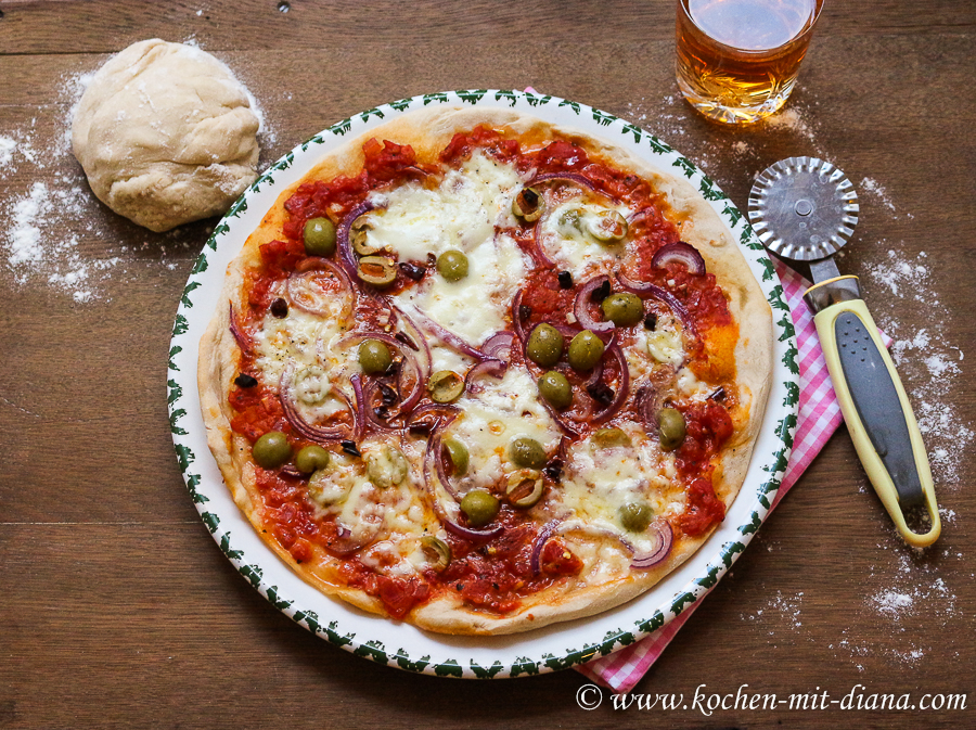 Scharfe Pizza Margherita