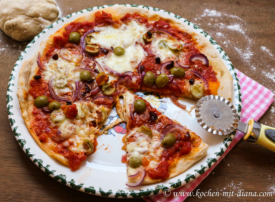 Scharfe Pizza Margherita