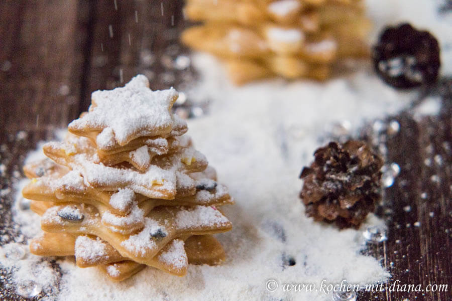 3D - Kekse-Weihnachtsbäumchen