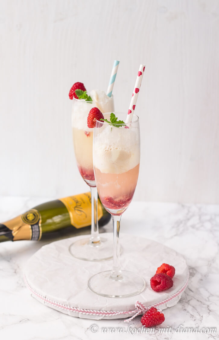 Ice-cream cocktail