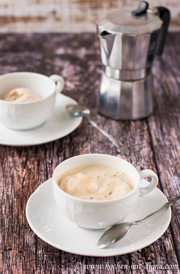 Affogato al caffè