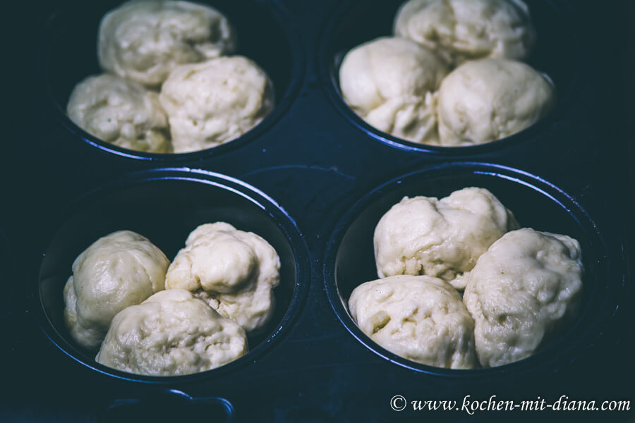 Brioche vor dem Backen