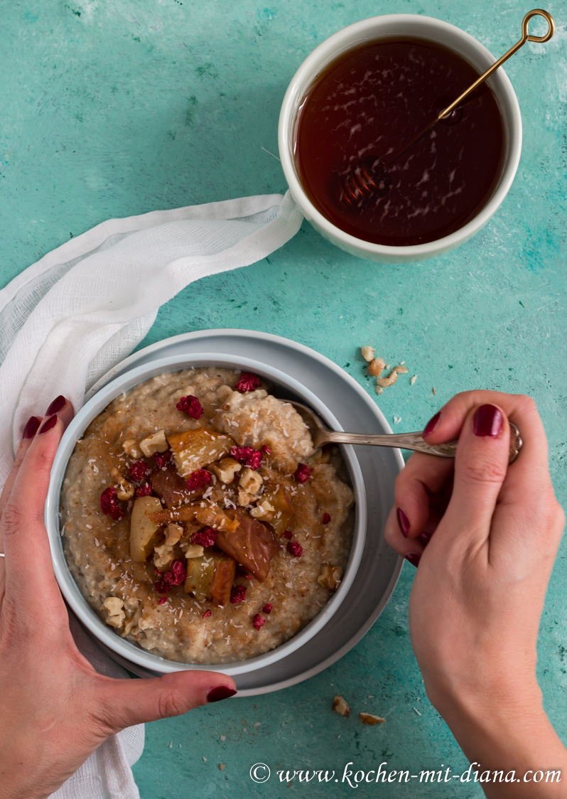 Bratapfel Porridge