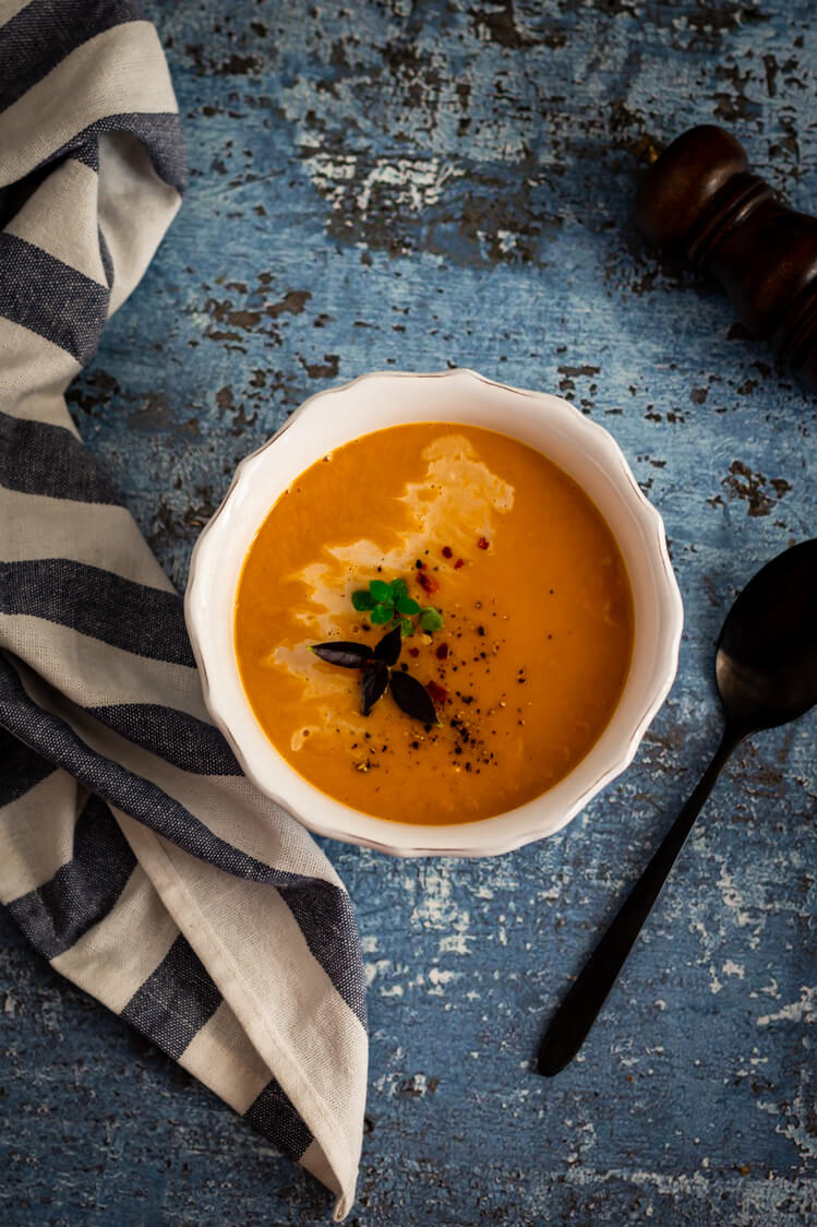 Süßkartoffel-Kokos-Suppe