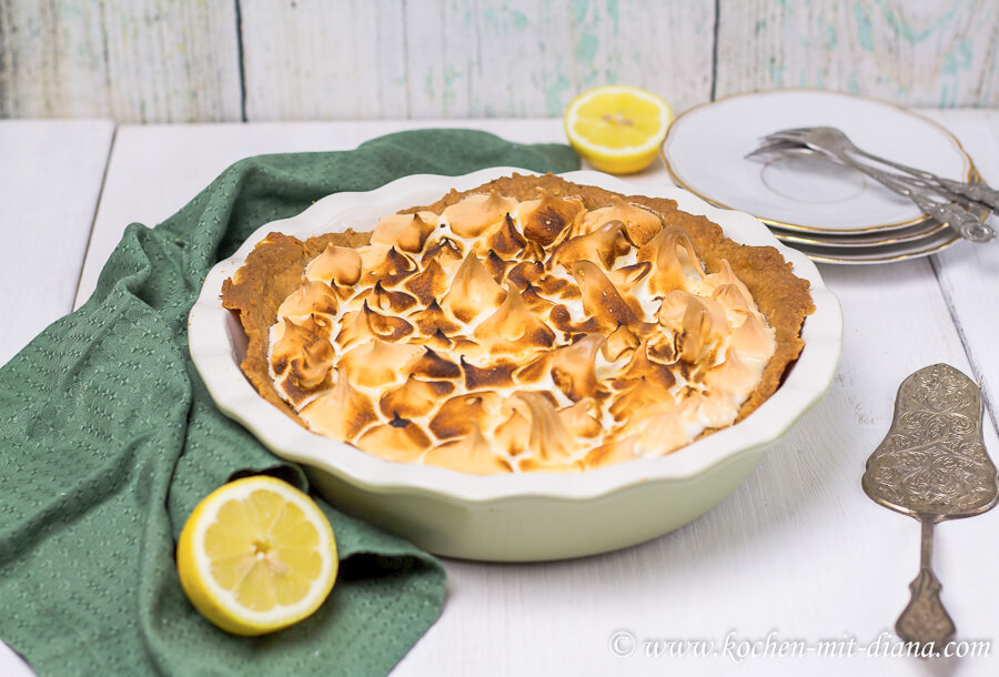 Zitronentarte mit Baiserhaube - Kochen mit Diana