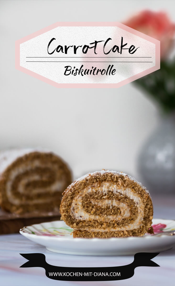 Carrot-Cake Biskuitrolle