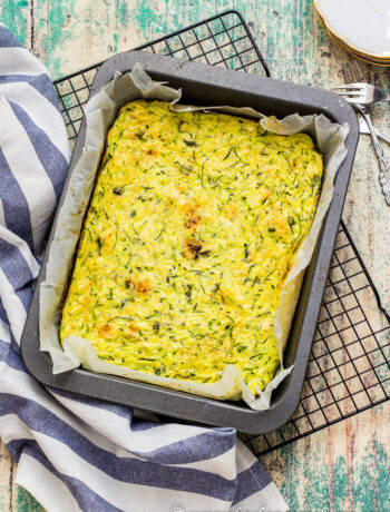 Zucchini-Bärlauch-Quiche