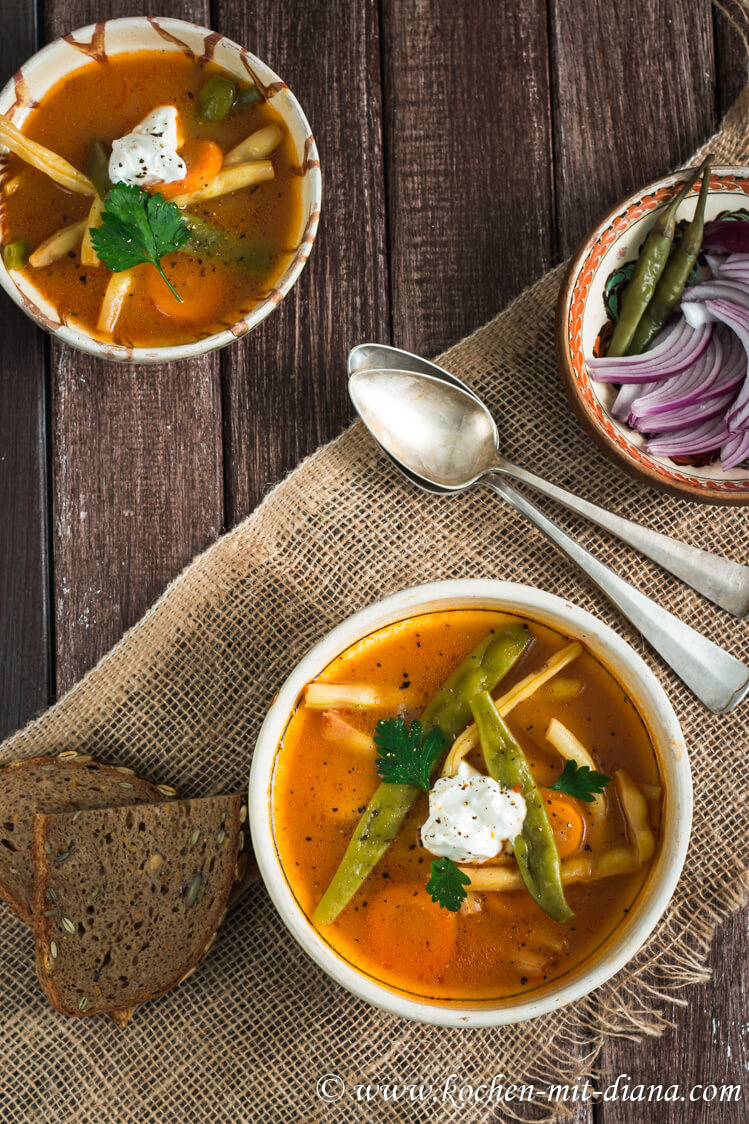 Siebenbürgische Fisolen Suppe