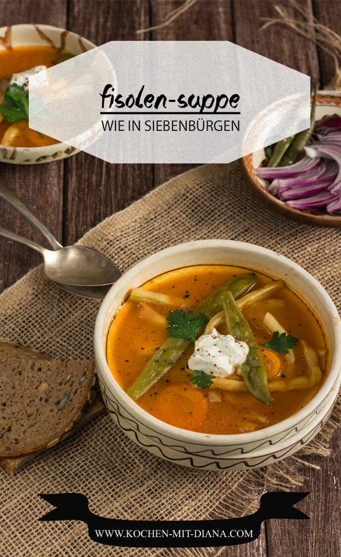 Siebenbürgische Bohnen Suppe
