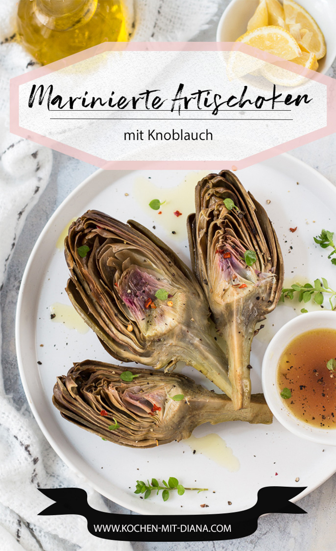 Marinierte Artischoken mit Knoblauch