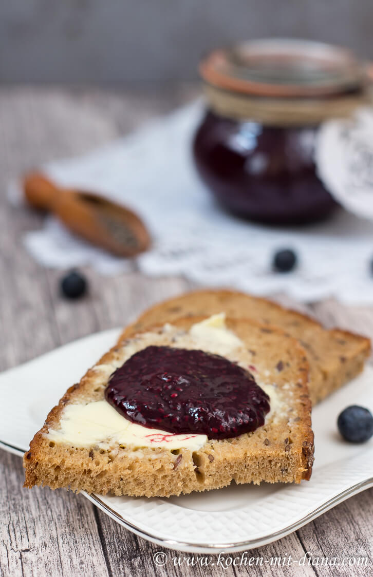 Blaubeeren-Chia Marmelade