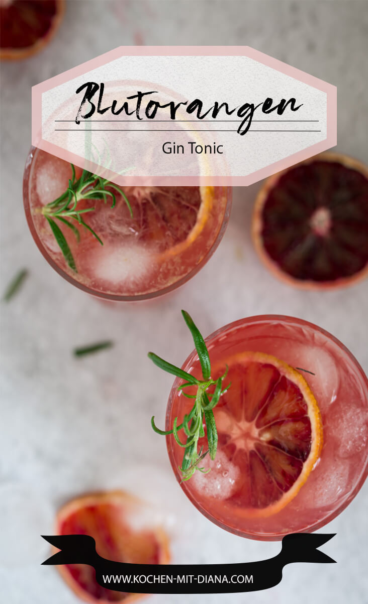 Blutorangen Gin Tonic