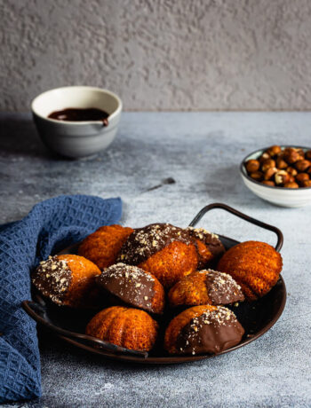 Haselnuss-Orangen Madelines